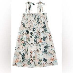 Classic Prep Rowayton, Ct Colorful Summer  Hula Hawaii print Dress size 5